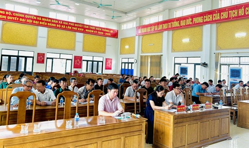 Hội nghị tổ chức lớp tập huấn nghiệp vụ cho cán bộ ngoại ngành trên địa bàn xã